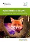 Cover Broschüre Naturbewusstsein 2011 mit einem Fuchs
