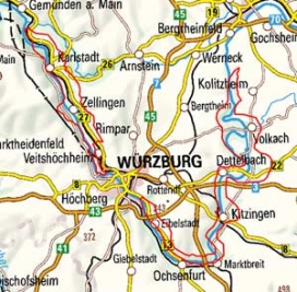 Abgrenzung der Landschaft "Mittleres Maintal" (13300)