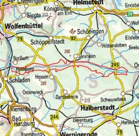 Abgrenzung der Landschaft "Grosses Bruch" (51100)