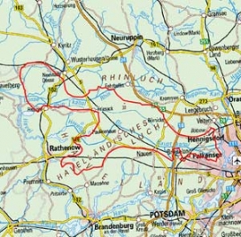 Abgrenzung der Landschaft "Havelländisches Luch" (78002)