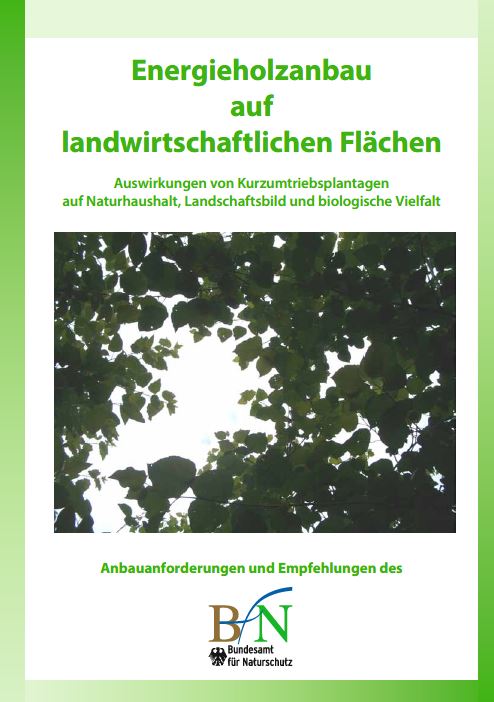 Cover Energieholzanbau auf landwirtschaftlichen Flächen