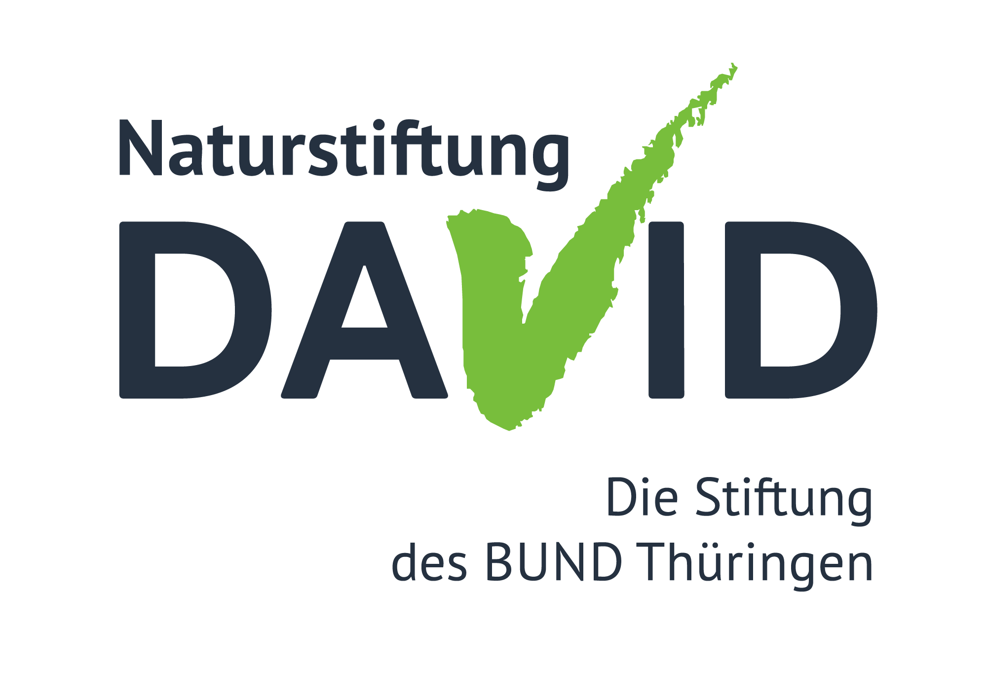 Auf der Abbildung ist das Logo der Naturstiftung David zu sehen.