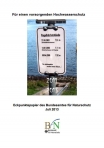 Cover Eckpunktepapier des Bundesamtes für Naturschutz: Für einen vorsorgenden Hochwasserschutz 