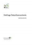 Cover Broschüre Naturbewusstsein Abschlussbericht 2009