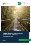 Cover Discussion Paper: Towards successful policy coherence for biodiversity and climate; Building bridges. Photo by yotrakbutda, Adobe Stock