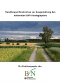 Cover des Positionspapiers Handlungserfordernisse zur Ausgestaltung des nationalen GAP-Strategieplans