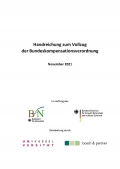 Titelblatt Handreichung zur Bundeskompensationsverordnung