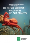 Cover Die Tiefsee schützen Biologische Vielfalt erhalten mit einem orange-roten Oktopus