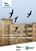 Titelseite der Broschüre Arbeitshilfe Artenschutz für die energetische Gebäudesanierung Schwerpunkt Vögel