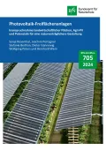 Cover von BfN-Schriften 705; Titelbild: Agri-Photovoltaikanlage über Beerenobst (BayWa r.e. AG)
