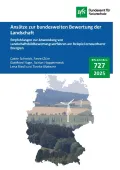 Cover von BfN-Schriften 727; Titelbild: Landschaften in Deutschland unter dem Einfluss erneuerbarer Energien (A. Zürn)