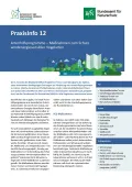 Cover Praxisinfo 12 : Artenhilfsprogramme – Maßnahmen zum Schutz windenergiesensibler Vogelarten