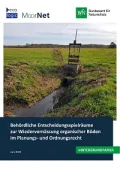Cover Hintergrundpapier Behördliche Entscheidungsspielräume zur Wiedervernässung organischer Böden im Planungs- und Ordnungsrecht