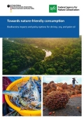 Cover der Broschüre: Towards nature-friendly consumption
