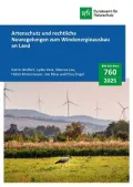 Cover von BfN-Schriften 760; Titelbild: Weißstorch und Windenergieanlagen (© Volodymyr Shevchuk/stock.adobe.com)
