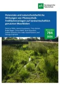 Cover von BfN-Schriften 784; Titelbild: Photovoltaik-Anlage mit Wiedervernässung in Lottorf (Foto: Jeremias Kempt)