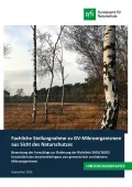 Cover Hintergrundpapier Fachliche Stellungnahme zu GV-Mikroorganismen aus Sicht des Naturschutzes