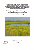 Publikation "Beitrag ausgewählter Schutzgebiete zum Klimaschutz und dessen
