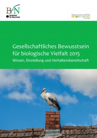 Titelbild Gesellschaftliches Bewusstsein für biologische Vielfalt 2015