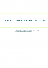 Cover Outdoor Recreation and Tourism a guideline for the application of the Habitats Directive and the Birds Directive