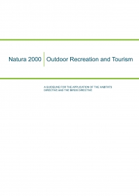 Cover Outdoor Recreation and Tourism a guideline for the application of the Habitats Directive and the Birds Directive