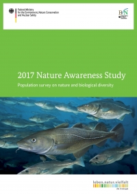 Cover Brochure Nature Awareness 2017 with cod swarm