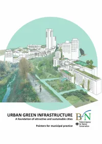 Cover page of the brochure "Urban Green Infrastructure