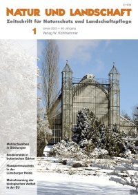 Cover von Natur und Landschaft Ausgabe 01-2023