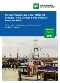 Cover BfN-Schriften 663 - Coverpicture: Fishing vessels with static nets (K. Wollny-Goerke)