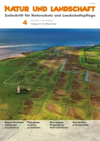 Cover von NuL Ausgabe 04-2024; Titelfoto: Küstenlinie der Nordsee bei Westerhever (Eiderstedt) (Foto: picture alliance/euroluftbild.de/Martin Elsen)