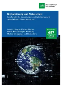 Cover von BfN-Schriften 697; Titelbild: Weltkugel und Quellcodes (TheDigitalArtist)