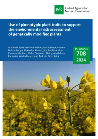 Cover von BfN-Schriften 707; Titelbild: Flowering oilseed rape (© B. Groeger)