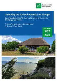 Cover von BfN-Schriften 707; Titelbild: Isle of Vilm, BfN conference house during summer school (above) and beach scenery (below) (Andreas W. Mues).