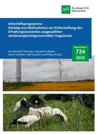 Cover von BfN-Schriften 724; Titelbild: Windpark bei Owschlag, Krs. RD, Nahrungssuchender Weißstorch auf Weide (K.-M. Thomsen)