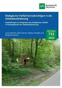 Cover von BfN-Schriften 732; Titelbild: Blau-grüner Korridor „Oleanderweg“ in Bochum (R. Hansen)