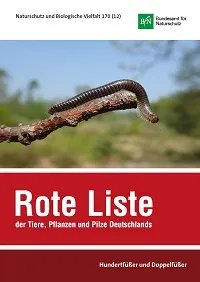 Cover von NaBiV 170/12; Titelfoto: Das Foto zeigt die Seitenansicht eines sich in Bewegung befindlichen Doppelfüßers der Art Ommatoiulus sabulosus. (Foto: L. Moritz)