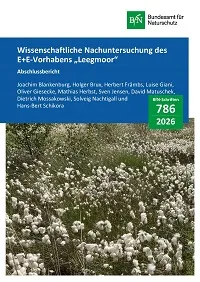 Cover von BfN-Schriften 786; Titelbild: Fruchtendes Wollgras im Leegmoor (J. Blankenburg)