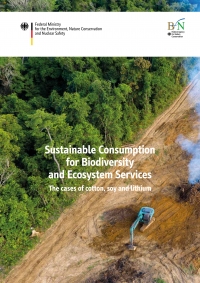 Title Sustainable Consumption for Biodiversity and Ecosystem ServicesThe cases of cotton, soy and lithium