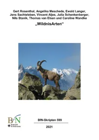 Titelcover BfN-Skripten 599 "Wildnisarten"