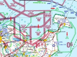 Gebietsdarstellung ID 181 Schleswig-Holsteinische Ostseeküste ICAO 2021