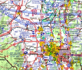 Gebietsdarstellung ID 077 Hessischer Oberrhein und Altneckarschlingen ICAO 2022