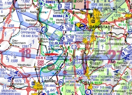 Gebietsdarstellung ID 079 Hessischer Oberrhein und Altneckarschlingen ICAO 2022