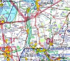 Gebietsdarstellung ID 141 Unterweser ICAO 2022