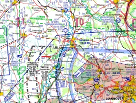 Gebietsdarstellung ID 144 Wesertalaue bei Landesbergen ICAO 2022