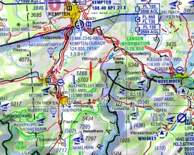 Gebietsdarstellung ID 235 Wertacher Horn und Grünten ICAO 2022 