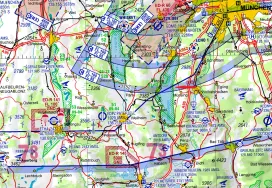 Gebietsdarstellung ID 054 Starnberger See ICAO 2022