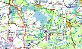 Gebietsdarstellung ID 089 Müritz, Kölpinsee, Klocksiner Seenkette und Cramoner Hofsee ICAO 2022