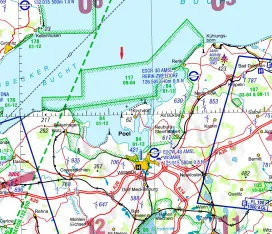 Gebietsdarstellung ID 117 Äußere Wismar-Bucht ICAO 2022