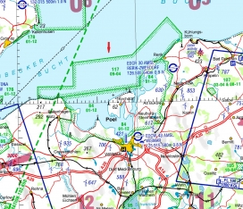 Gebietsdarstellung ID 117 Äußere Wismar-Bucht ICAO 2022