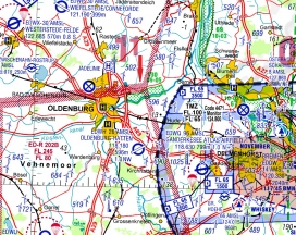 Gebietsdarstellung ID 130 Hunteniederung ICAO 2022